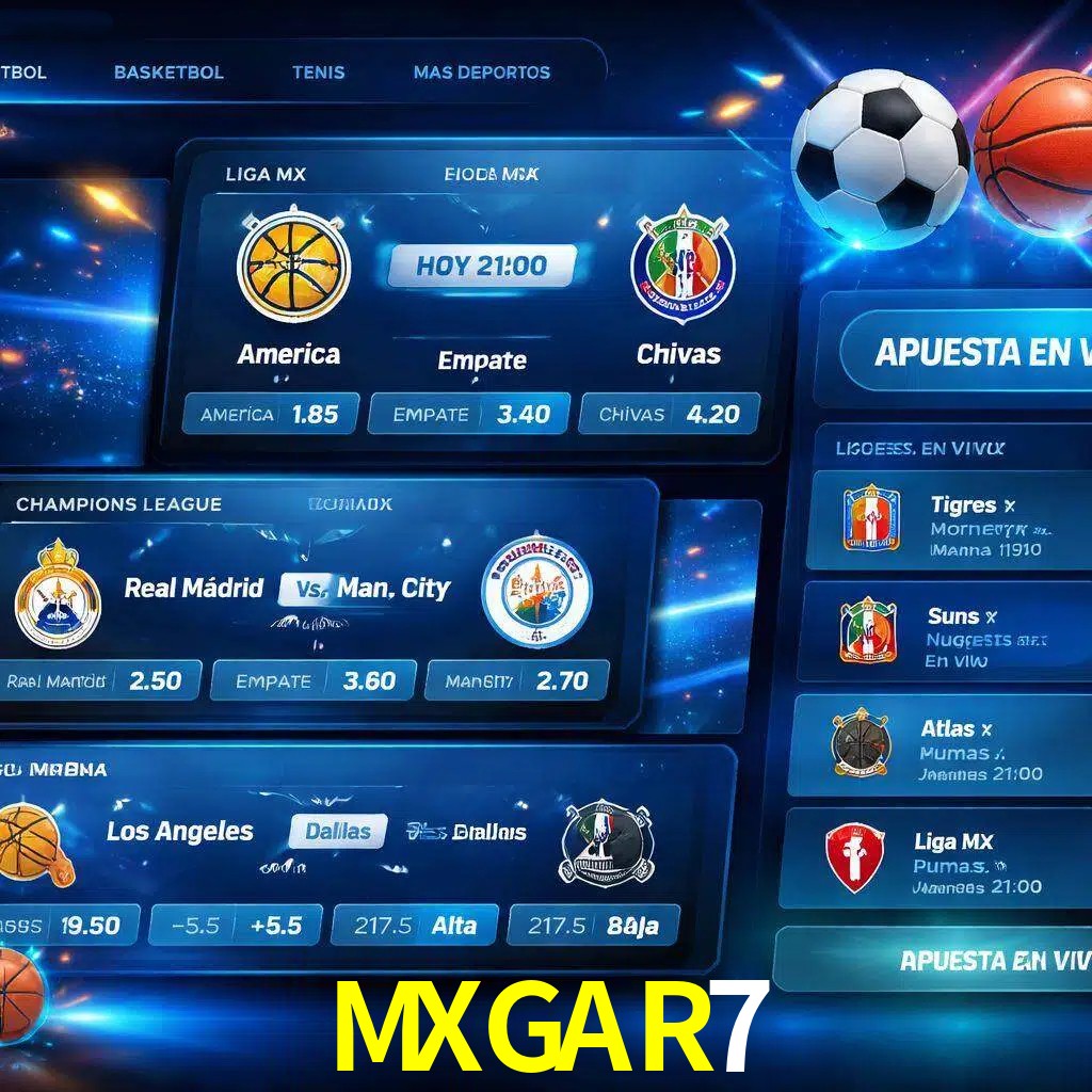 Mercados de apuestas deportivas MXGAR7 para jugadores en México