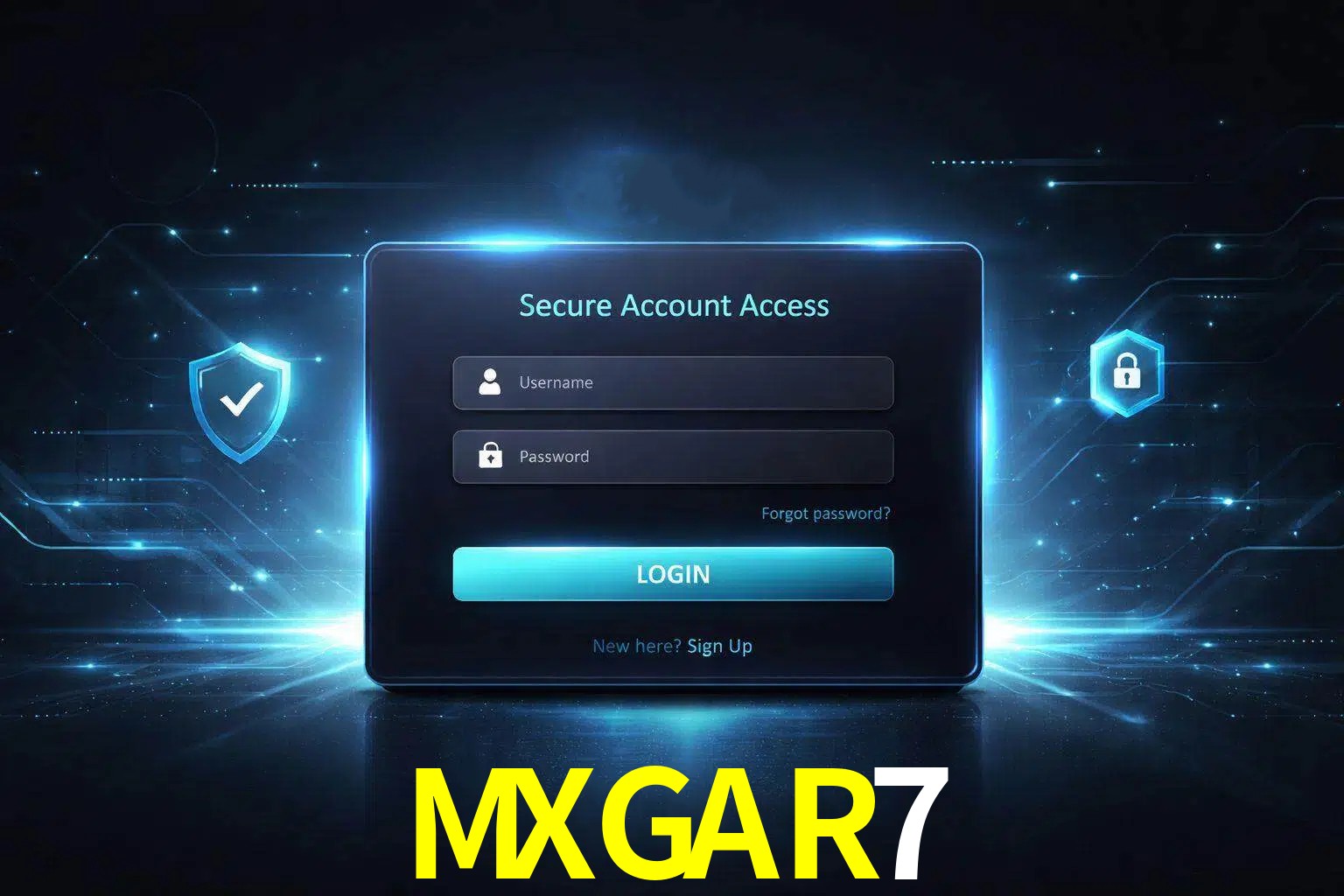 Pantalla de inicio de sesión de cuenta MXGAR7 para usuarios en México