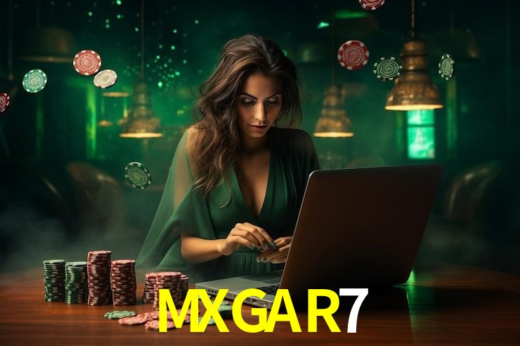 Interfaz de la app móvil MXGAR7 en un smartphone moderno